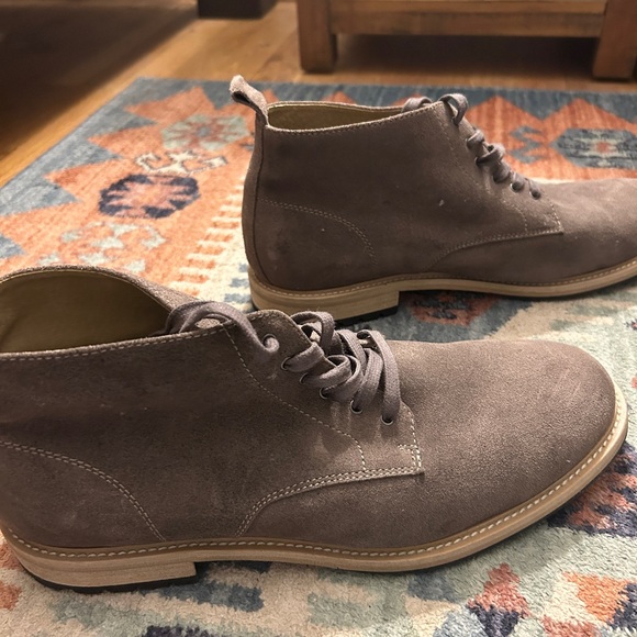 J. Crew Men's Taupe Suede Desert Boots - Picture 2 of 4